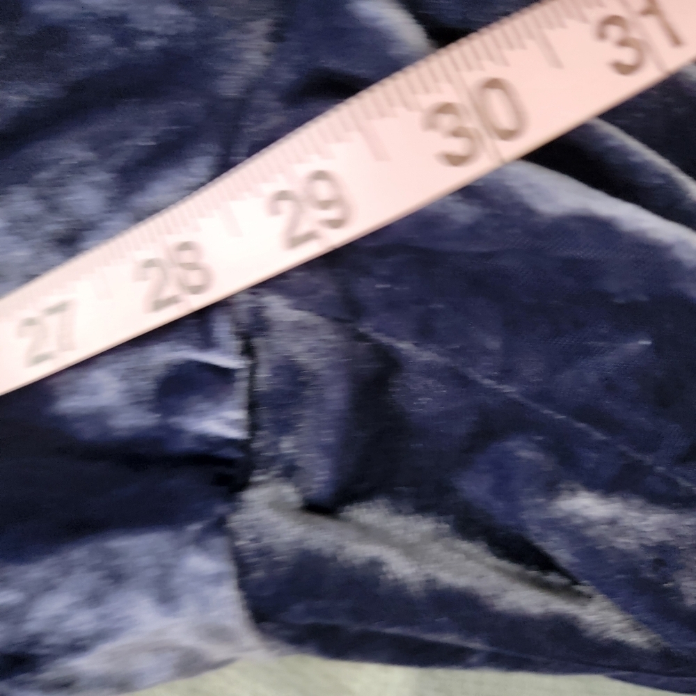 LOFT Velvet Halter Neck Sleeveless Jumpsuit Holiday Party Blue Purple Small - Picture 16 of 16